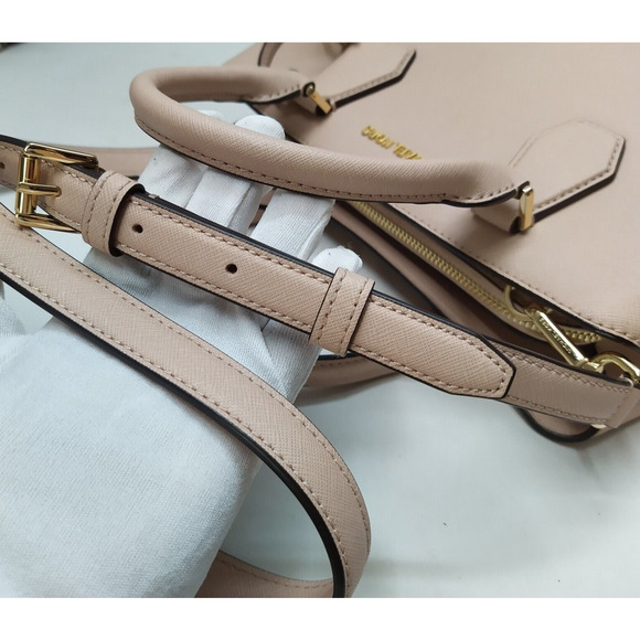 Michael Kors Camille Soft Pink Leather Double Handles Satchel Bag - Picture 5 of 16